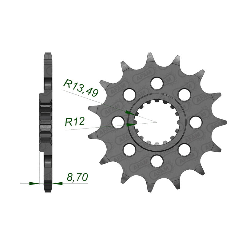 FRONT SPROCKET 520P 16T