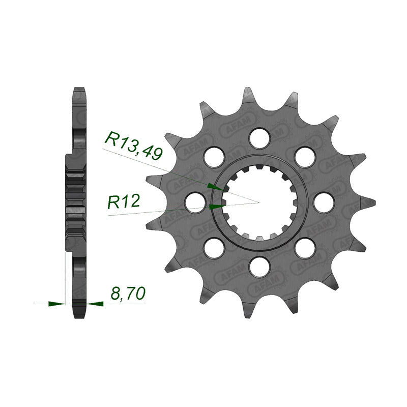 FRONT SPROCKET 520P 17T