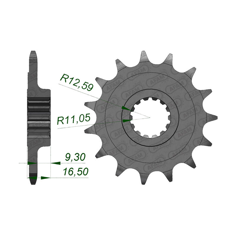 FRONT SPROCKET 520P 15T