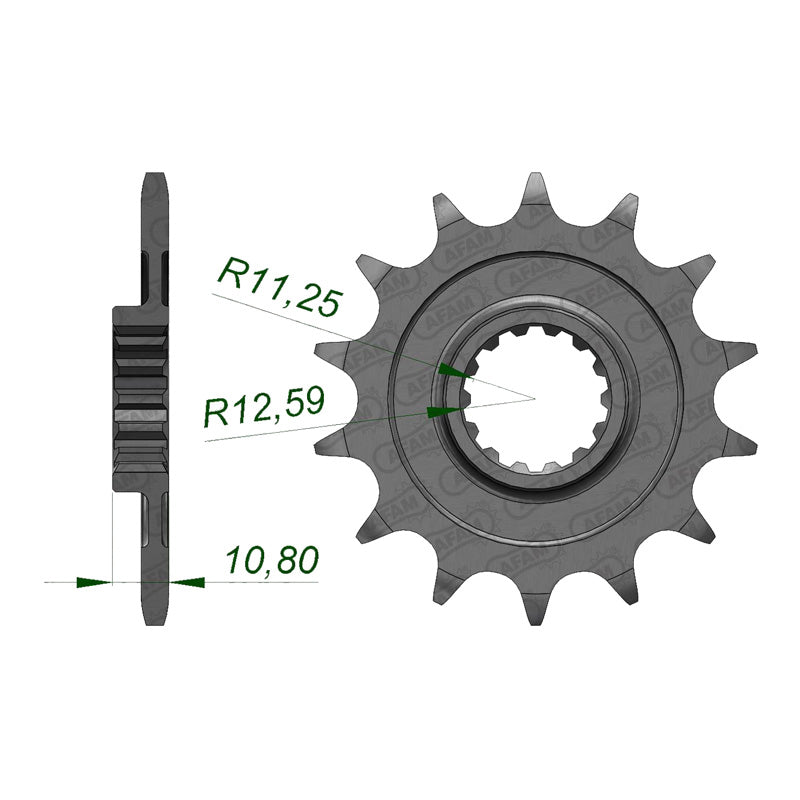 FR. SPROCKET APRILIA RXV/SXV 14T (37400-14).
