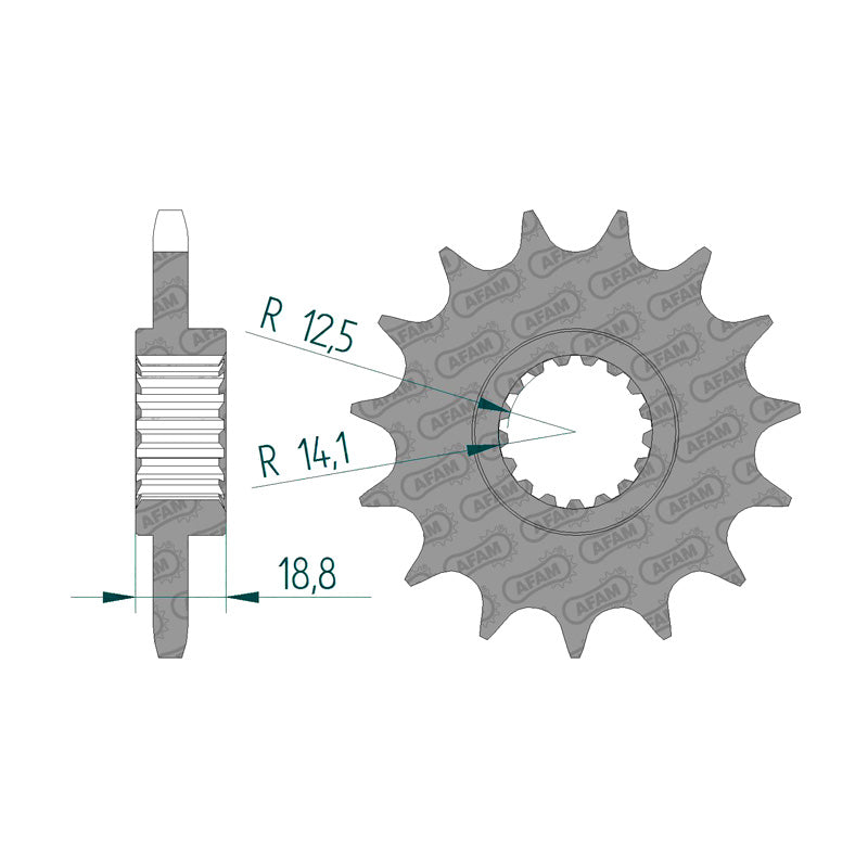 FRONT SPROCKET 525P 15T