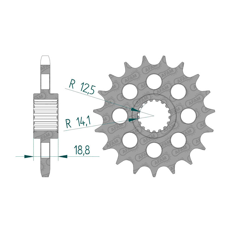 FRONT SPROCKET 525P 20T