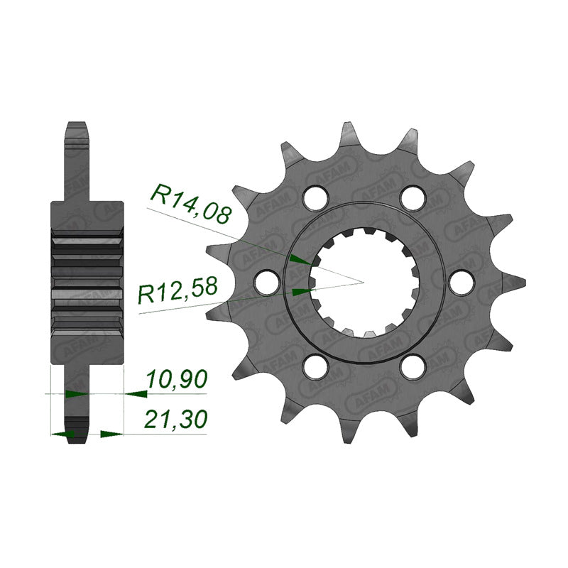 FRONT SPROCKET 525P 16T