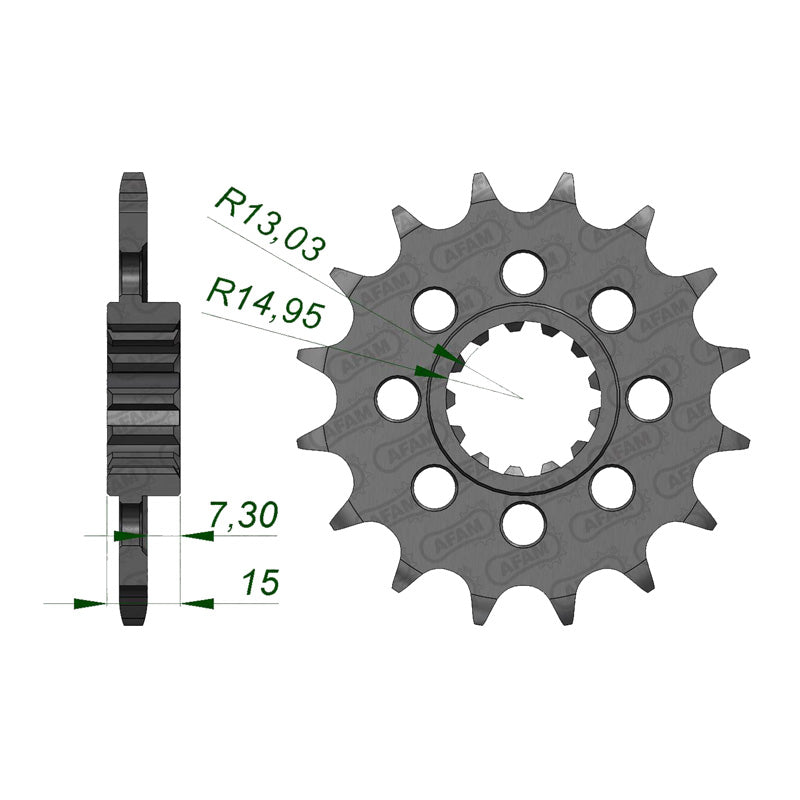 FRONT SPROCKET 520P 15T