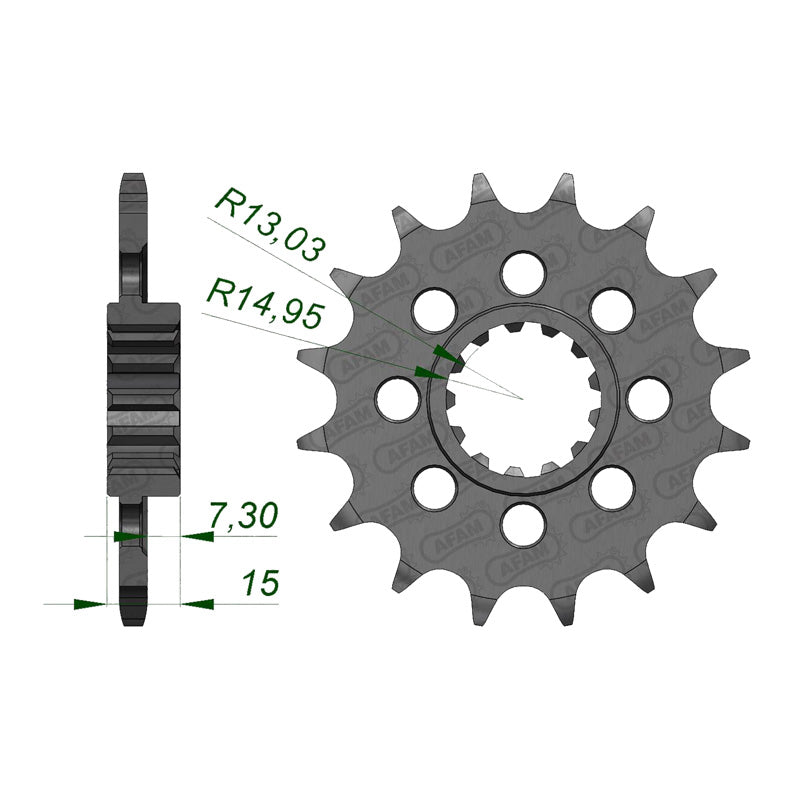 FRONT SPROCKET 520P 17T