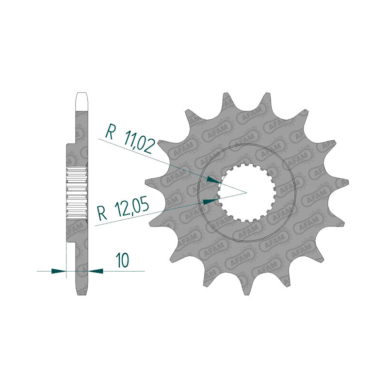 FRONT SPROCKET 520P 14T