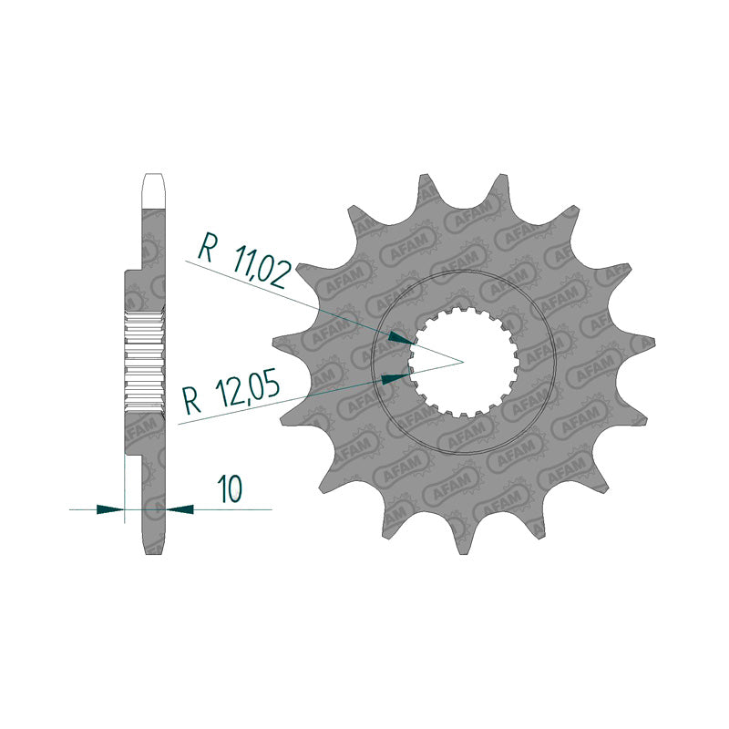 FRONT SPROCKET 520P 16T