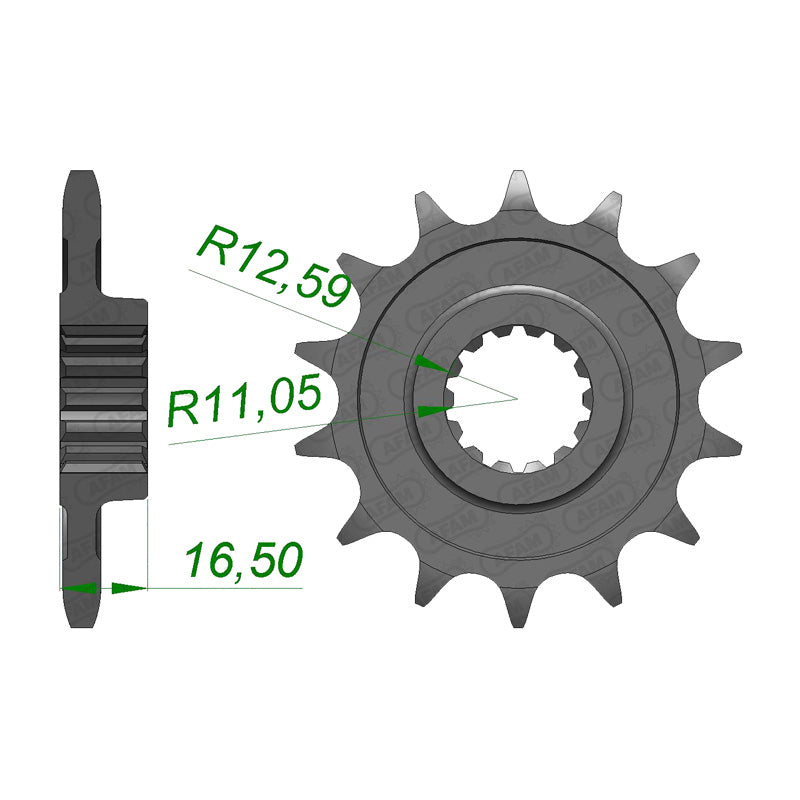 FRONT SPROCKET 525P 14T