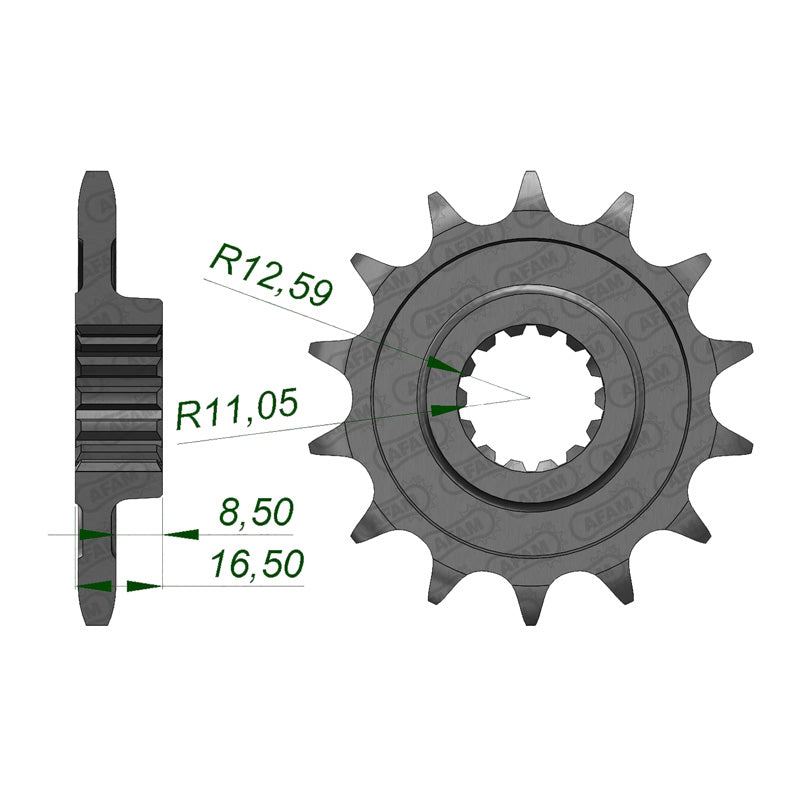FRONT SPROCKET 525P 15T