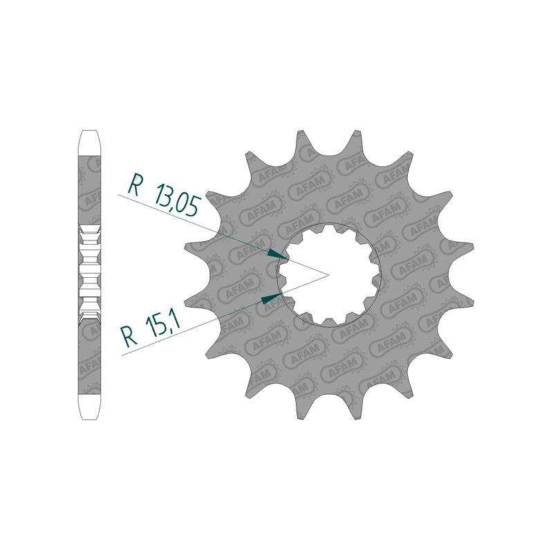 FRONT SPROCKET 525P 17T