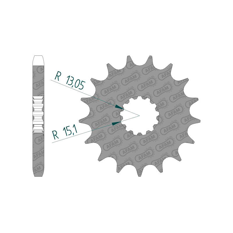 FRONT SPROCKET 530P 17T
