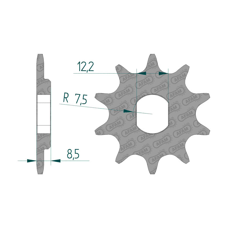 FRONT SPROCKET 415P 11T