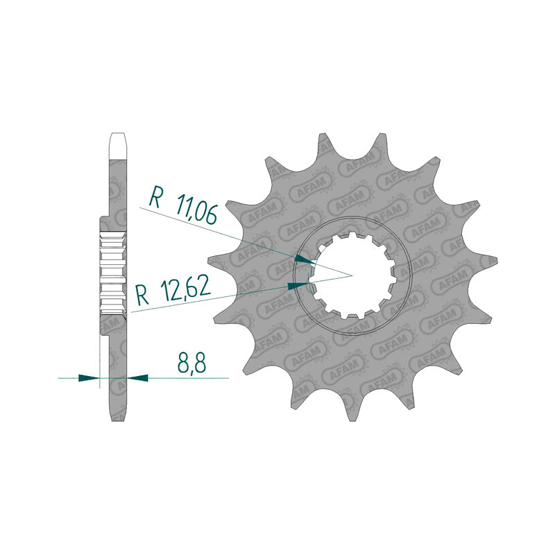FRONT SPROCKET 520P 12T