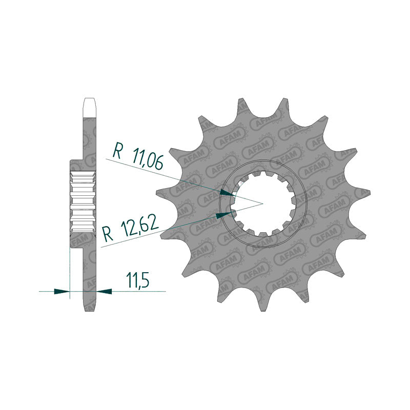 FRONT SPROCKET 520P 14T