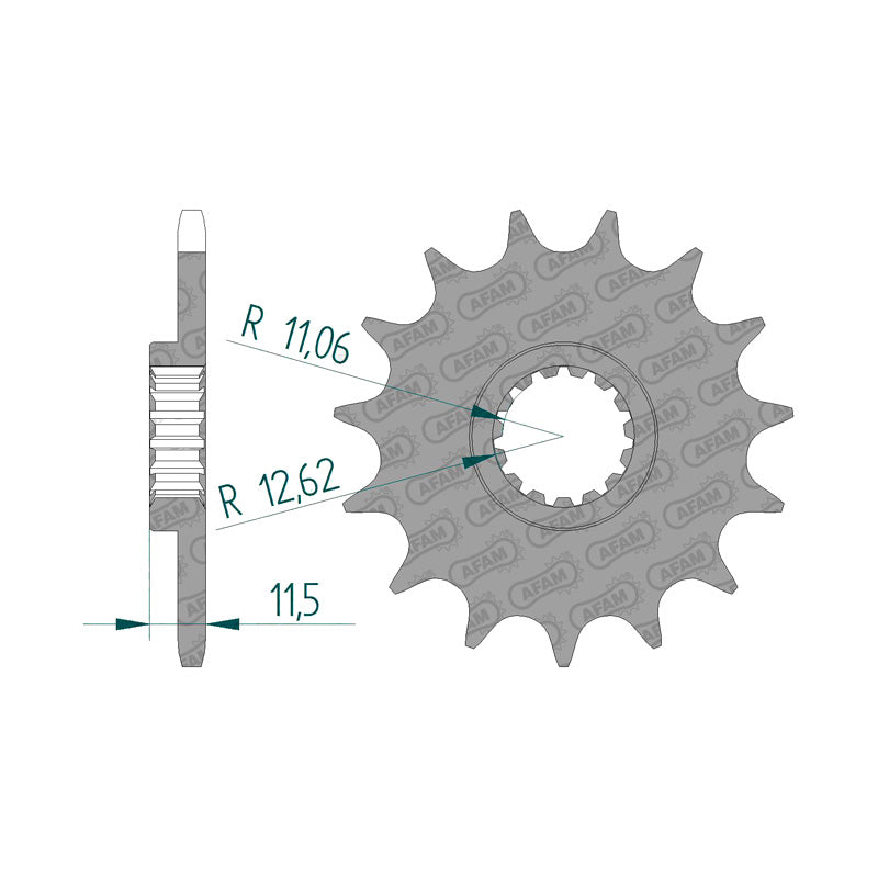 FRONT SPROCKET 520P 15T