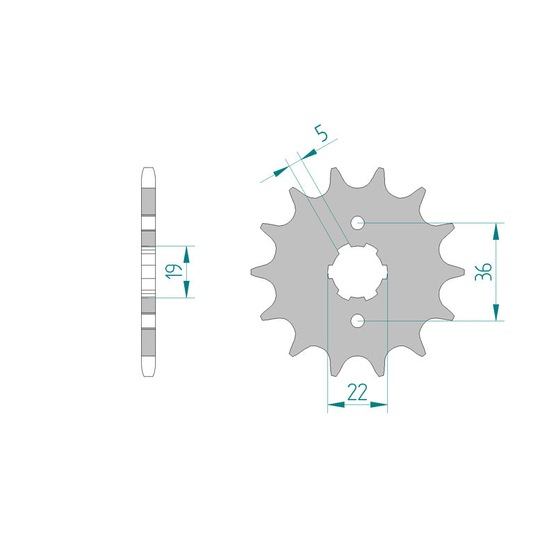FRONT SPROCKET 520P 14T