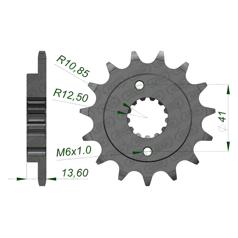 FRONT SPROCKET 520P 14T