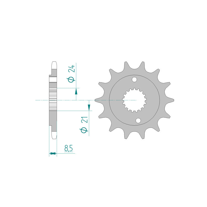 FRONT SPROCKET 520P 16T