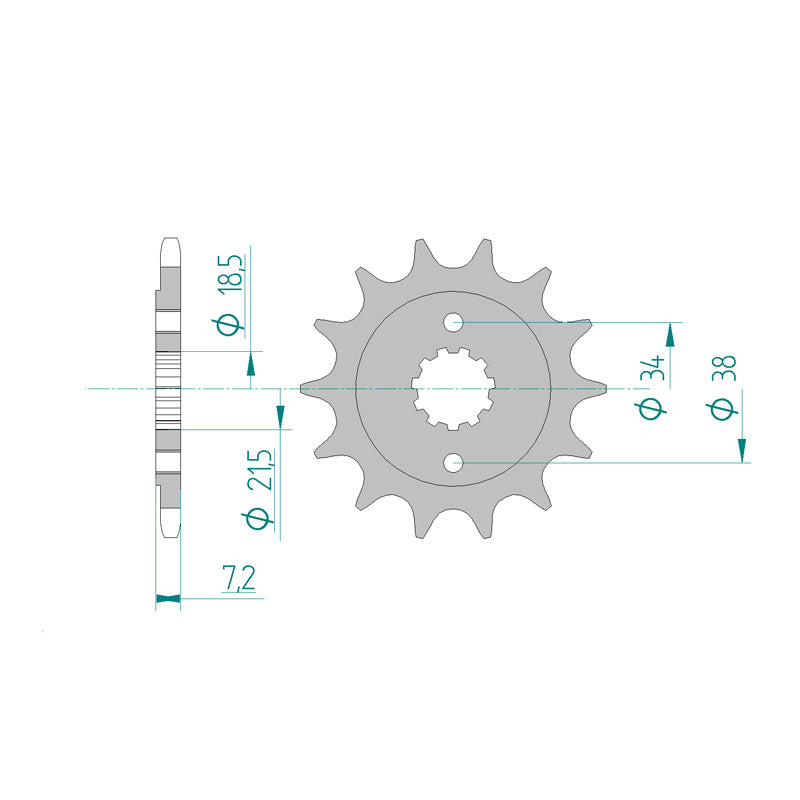 SP.FR.13T 520P XR250R 96-05 (P2067).