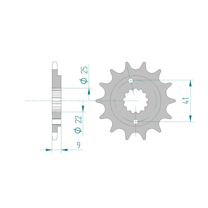 FRONT SPROCKET 520P 14T