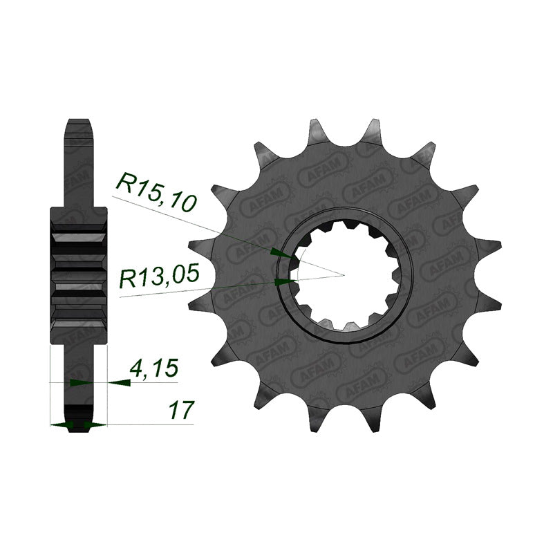 FRONT SPROCKET 530P 16T