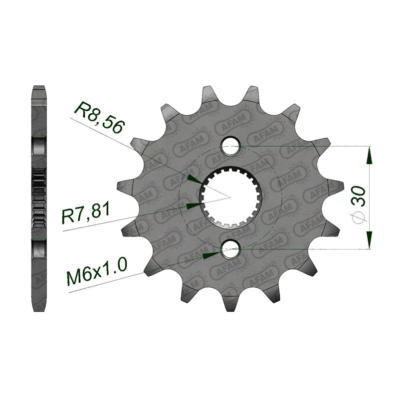 FRONT SPROCKET 420P 15T