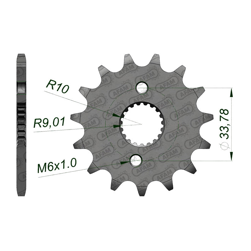 FRONT SPROCKET 420P 15T