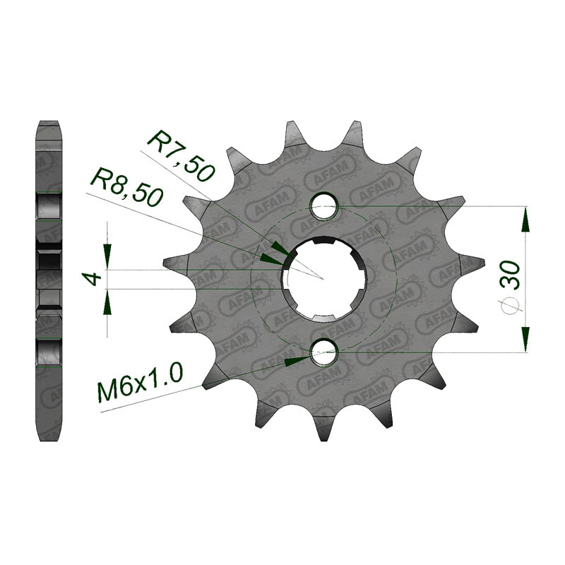 FRONT SPROCKET 428P 14T