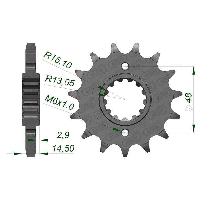 FRONT SPROCKET 530P 18T