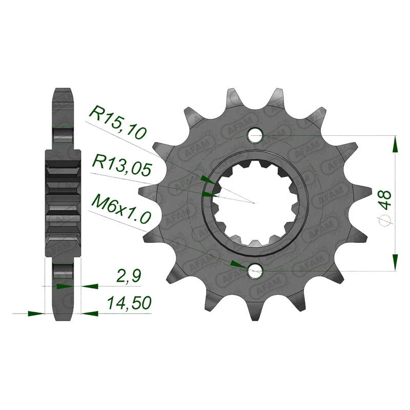FRONT SPROCKET 530P 17T