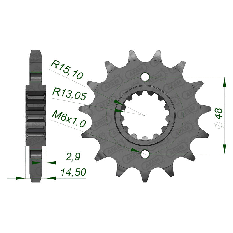 FRONT SPROCKET 530P 15T