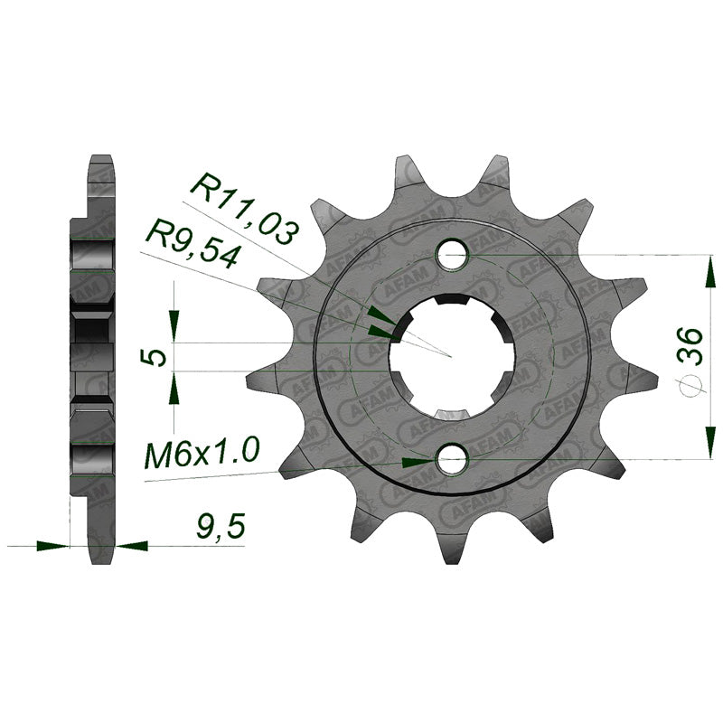 FRONT SPROCKET 520P 14T