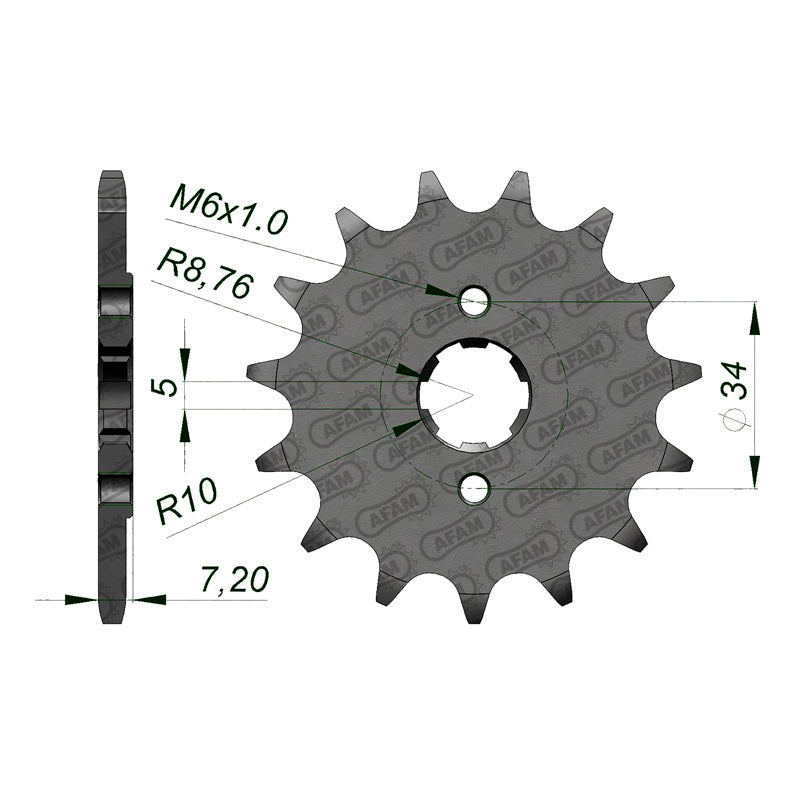 FRONT SPROCKET 520P 14T