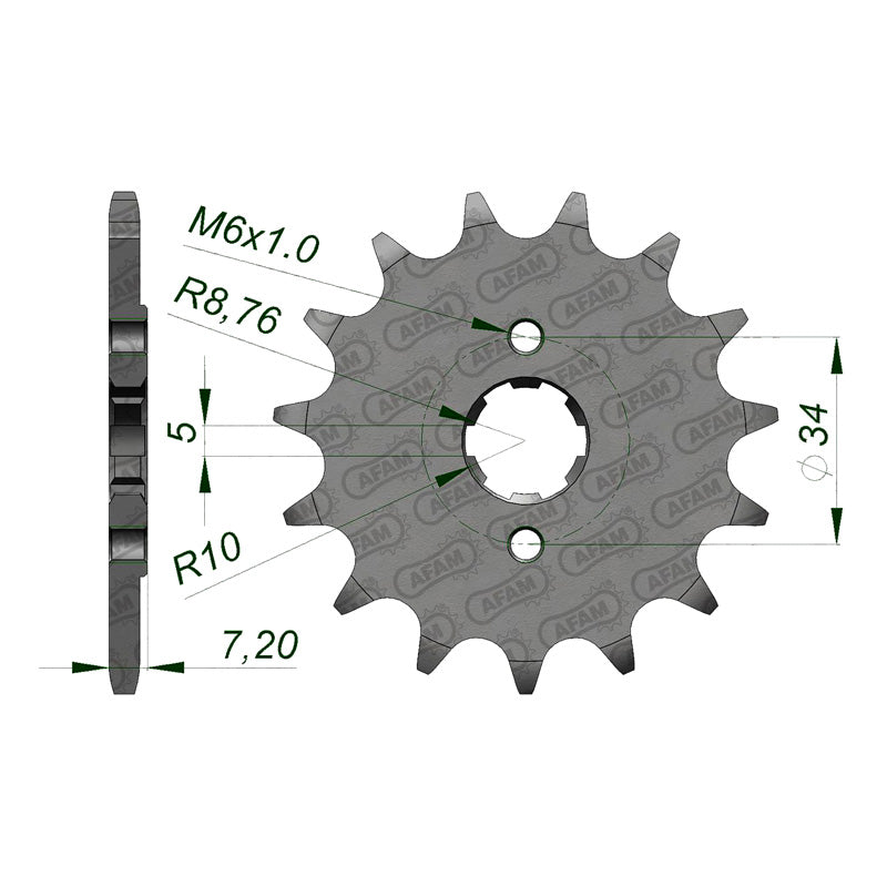 AFAM FR.13T 520P CR150/F230 04-06 23801-KK1-010.