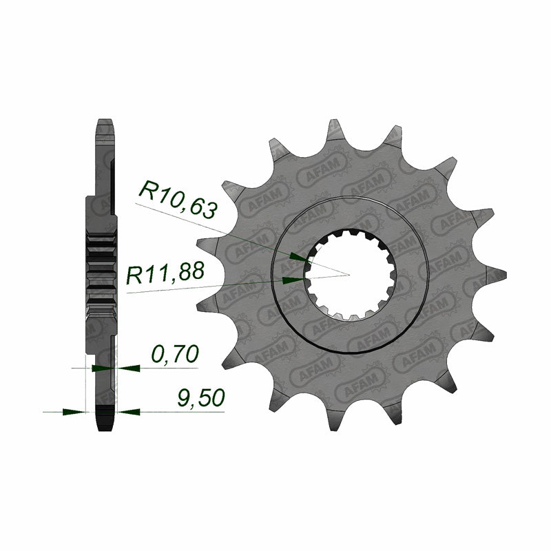 AFAM FR.12T 520 CR250 88-07/CR500 88-01 (JTF-284)