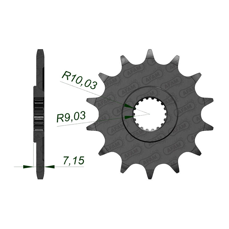 FRONT SPROCKET 520P 12T