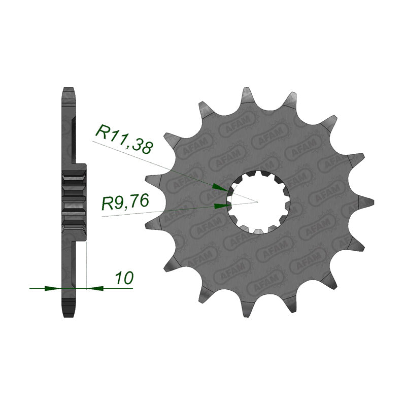 FRONT SPROCKET 520P 13T