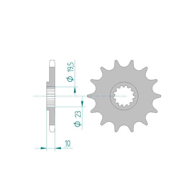 FRONT SPROCKET 520P 13T
