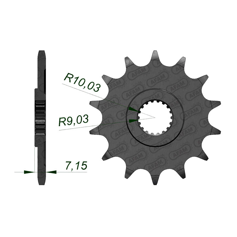 FRONT SPROCKET 520P 14T