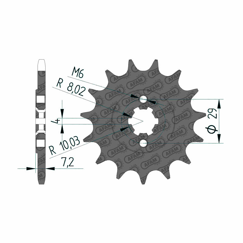FRONT SPROCKET 520P 15T