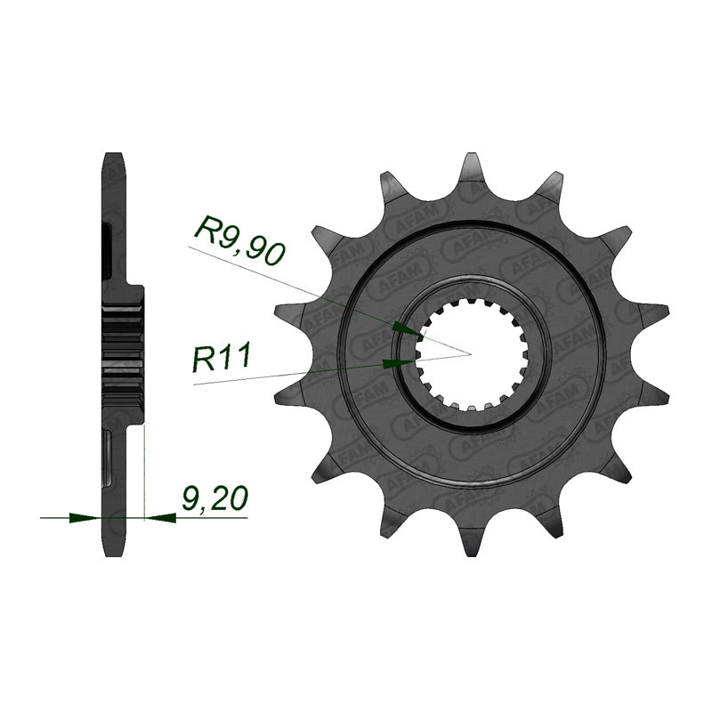 FRONT SPROCKET 520P 14T