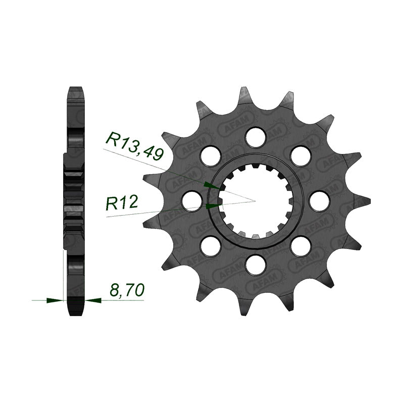 FRONT SPROCKET 525P 17T