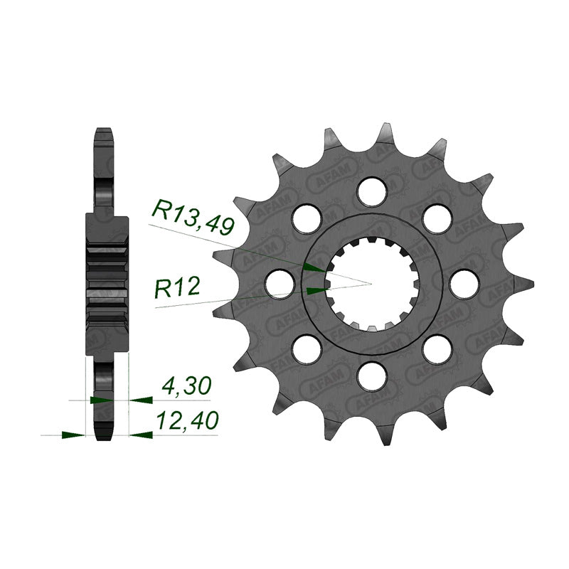FRONT SPROCKET 520P 16T