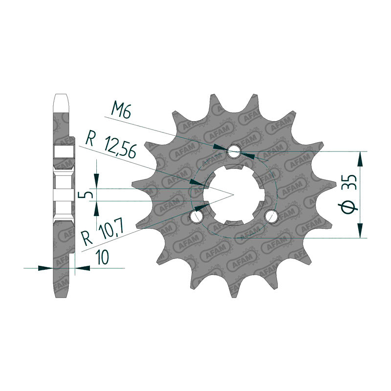 FRONT SPROCKET 525P 14T