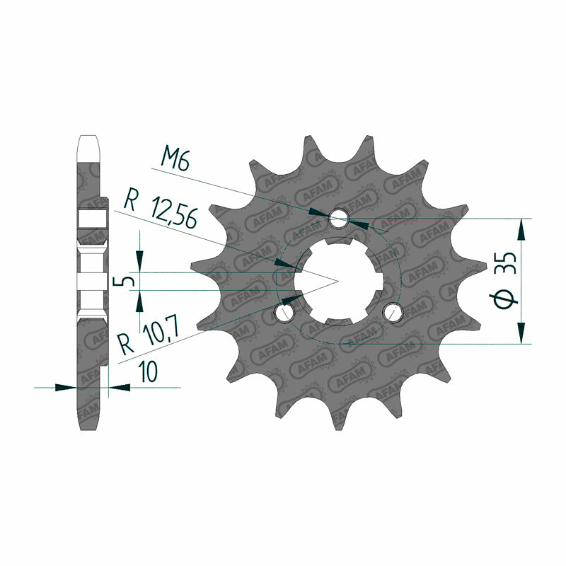 FRONT SPROCKET 525P 15T