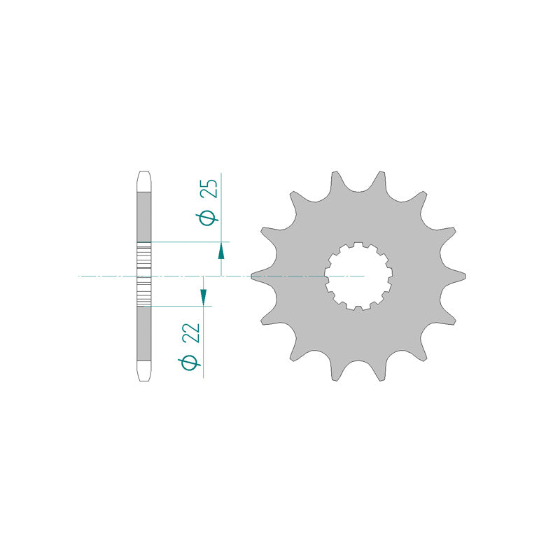 FRONT SPROCKET 520P 14T