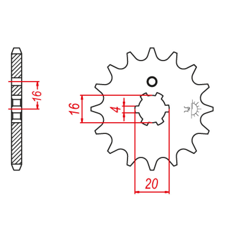 SPR.FR.517-17441-40 14T                546/560-14T