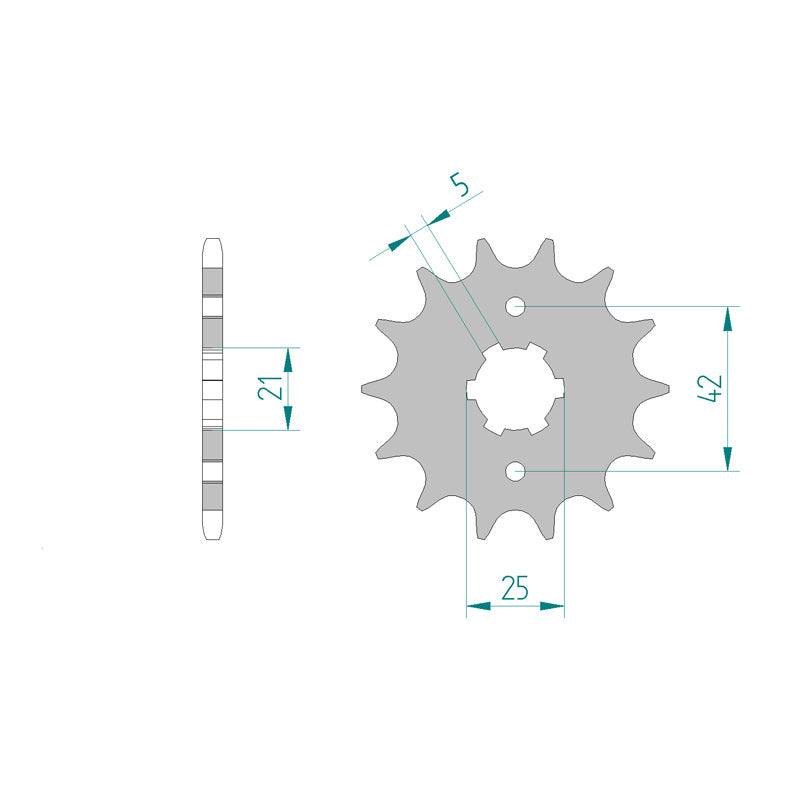 FRONT SPROCKET 520P 16T