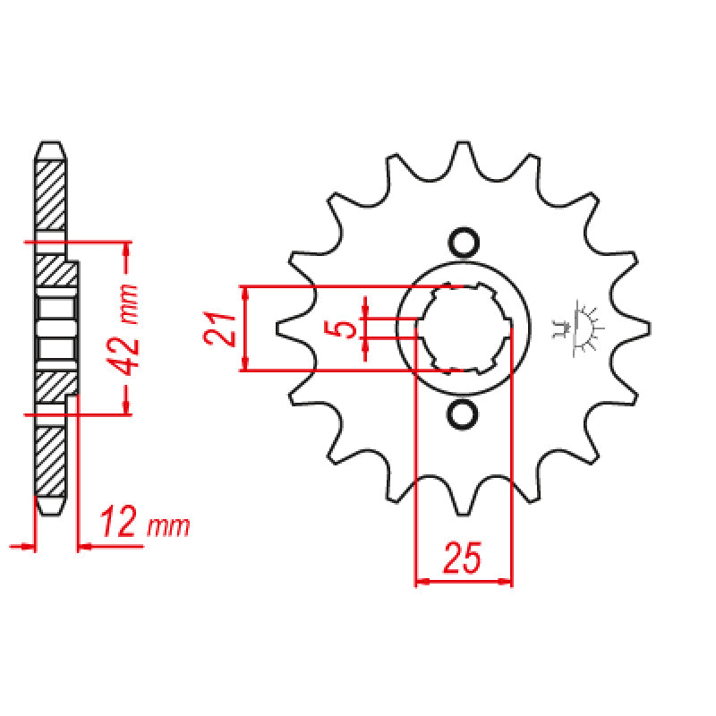 SPR.FR.4G0-17461-61 16T                   E571-16T