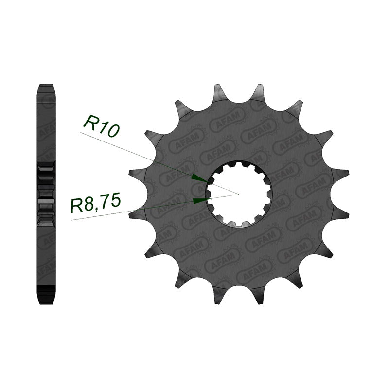 FRONT SPROCKET 428P 14T